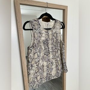 Gilli Snakeskin Blouse
